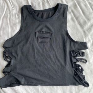 Alo ripped tank top